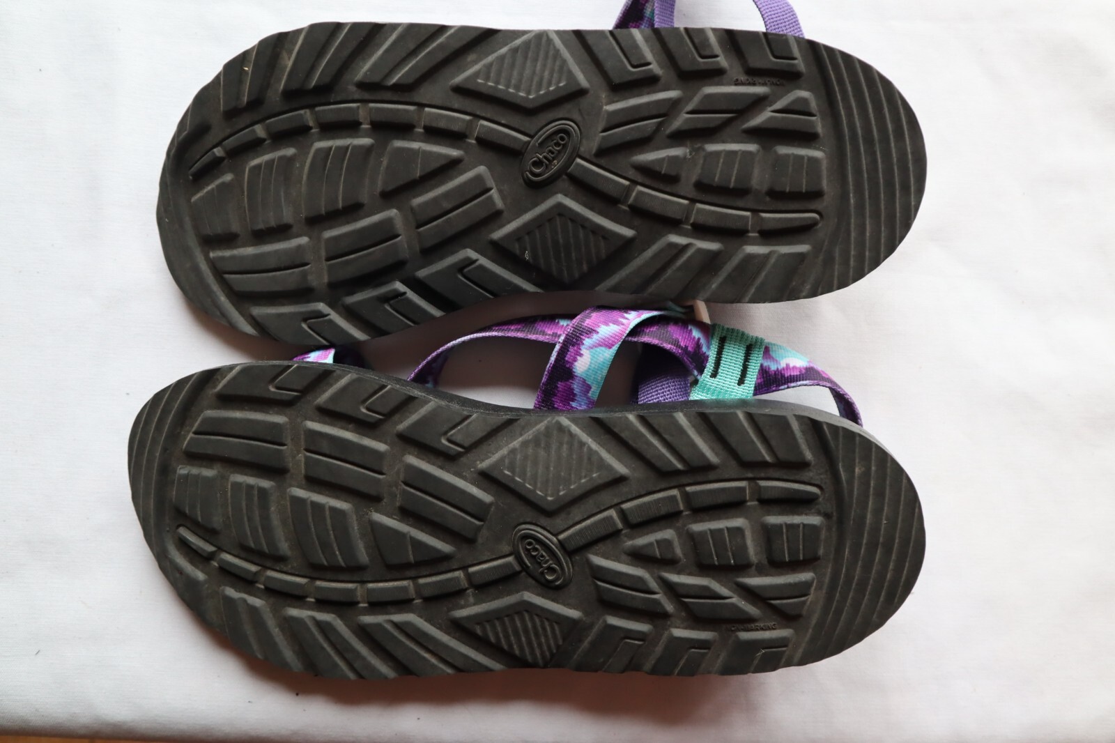 Multicolored Webbed Strap CHACO Slingback Sandals… - image 4