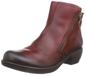 Fly London Para Mujer Botas Chelsea ante de aceite Meli Alfombra Roja Size  UK 3 | eBay