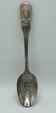 Vintage c1976 Maryland 13 Colonies Commemorative Silver Plated Spoon ~6”