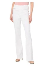 DG2 by Diane Gilman Stretch Denim Comfort Waist Bootcut Jean White