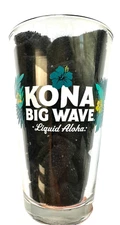*NEW* KONA BREWING - BIG WAVE LIQUID GOLD - HAWAII - 16 oz BEER PINT GLASS
