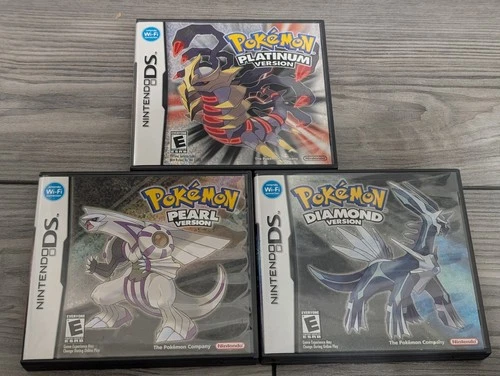 Nintendo DS - Pokemon Diamond/Pearl/Platinum Bundle
