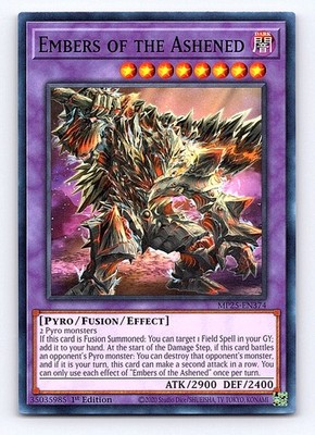 2025 Yu-Gi-Oh Mega-Pack #MP25-EN374 Embers of the Ashened