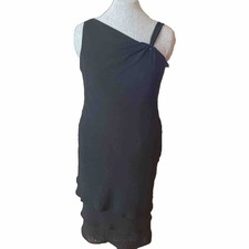 Little Black Dress Jones Wear Polyester Size10 Bare Shoulder Party Date