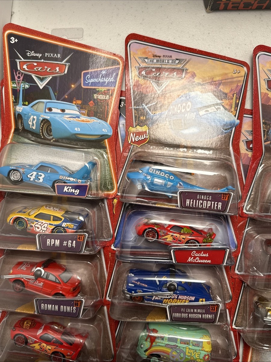 NIB 18 Disney Pixar Cars Diecast Toys Lot Sealed Hornet Dinoco