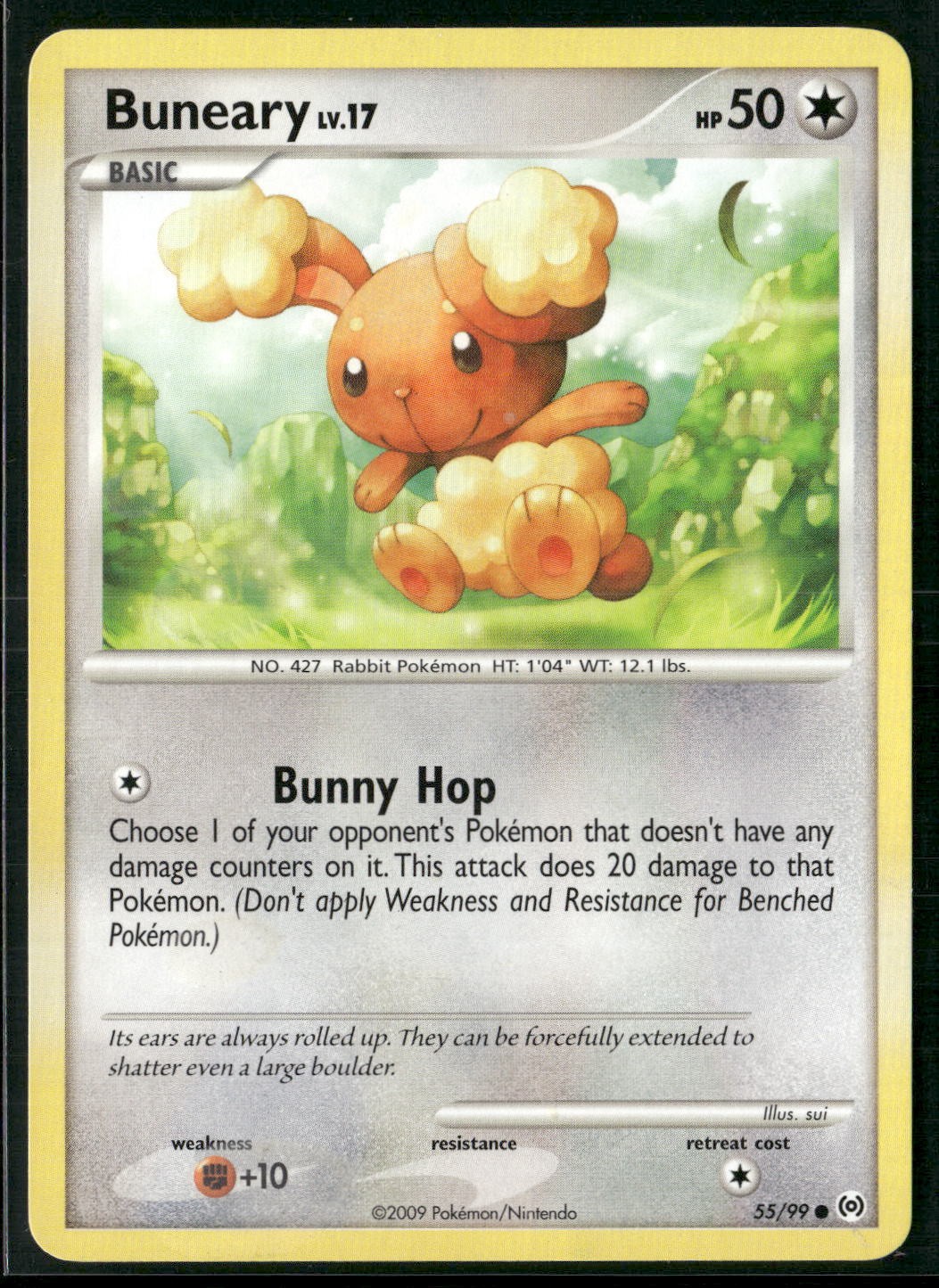 Buneary 55/99 Common Arceus Pokemon Near Mint