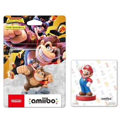Donkey Kong & Pauline amiibo with stickers (Donkey Kong series)