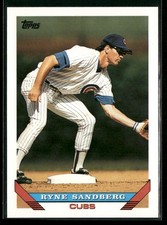 1993 Topps #3 Ryne Sandberg Chicago Cubs