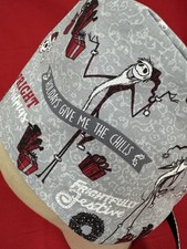 Men/Women Surgical Scrub Cap Lined Holiday Skeleton 100 Cotton