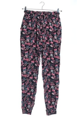 MULTIBLU Baggy Pants Damen Hose Gr. DE 34 schwarz-pink-blau Casual-Look