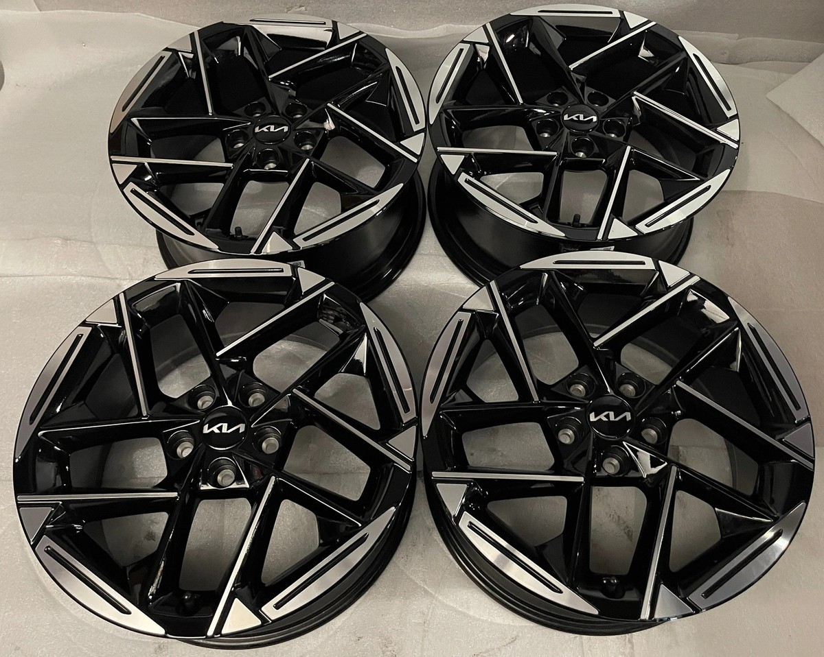 Four 2026 Kia K4 Factory 18 Wheels OEM Rims 52910GG300 Black