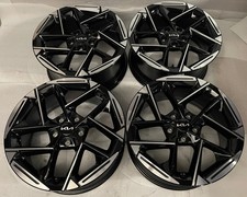 Four 2026 Kia K4 Factory 18 Wheels OEM Rims 52910GG300 Black/Machined K5