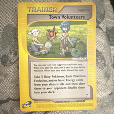 Pokémon Company Town Volunteers Trainer Supporter Aquapolis 136/147 UC on eBay