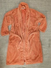 EUC Women's Minky Couture Robe - Coral - Size Small