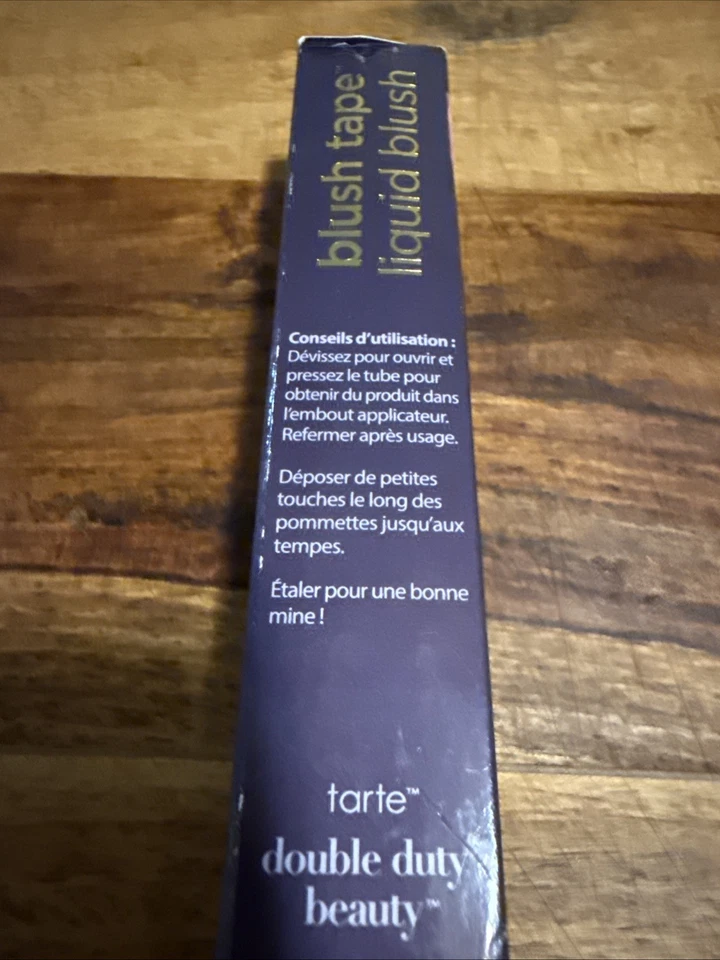Tarte ~ Blush Tape Liquid Blush ~ BERRY ~ Tamanho Completo (0,4 fl oz) ~ Novo na Caixa - Imagem 3 de 4