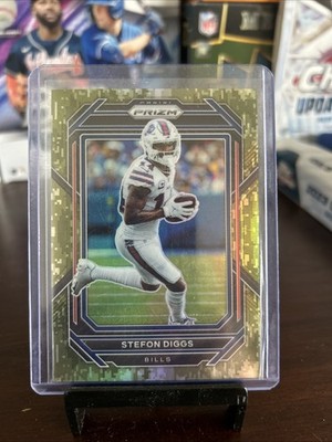 2022 Panini Prizm Stefon Diggs Forest Camo Prizm /15 SSP!