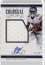 2017 National Treasures Rookie Colossal Signatures 23/99 Wayne Gallman Auto 1u6