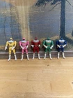 lot 1996 Bandi Auto Morphin Zeo Head Flip 5 action figures Vintage Power Rangers