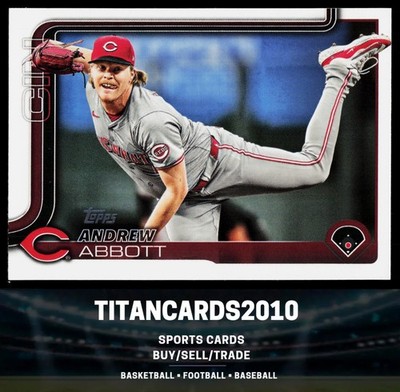 Andrew Abbott 2025 Topps Cincinnati Reds #140
