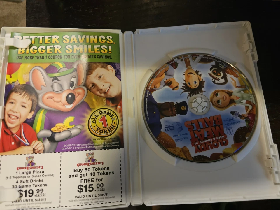 Meet The Robinsons/Cloudy With A Chance Of Meatballs DVD Lot. 2 Great Movies!!! - Image 3 of 4