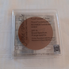 Jane Iredale Pure Pressed Base Mineral Foundation Refill Warm Brown .35 oz New