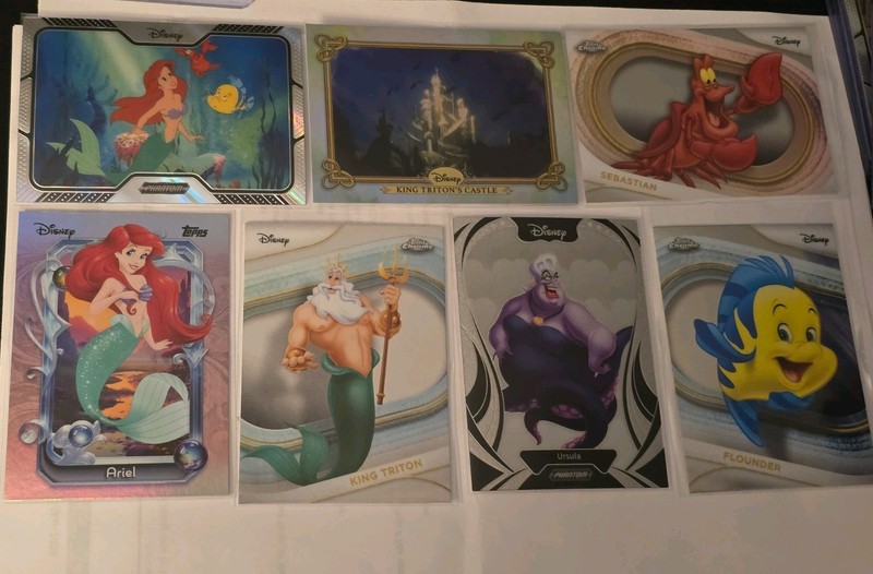 Disney Little Mermaid 6 Cards