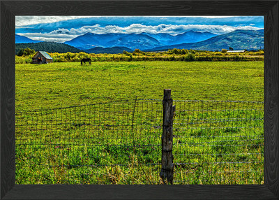 Trampas Peak New Mexico Gerahmtes Wandbild Poster Leinwanddruck Bild