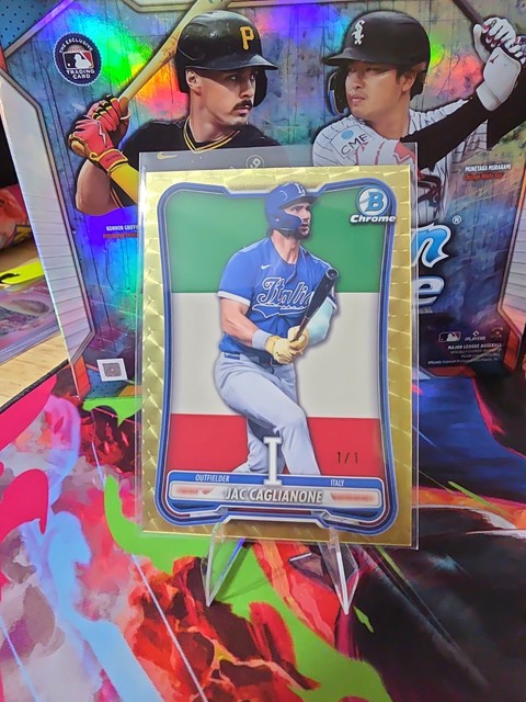2026 Bowman Chrome Jac Caglianone Superfractor 1/1 World Baseball Classic Flag