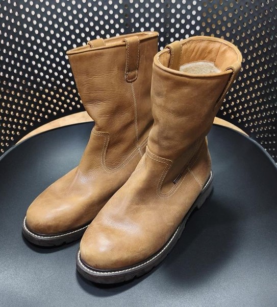 Men Human Nature Boots Brown Leather 42