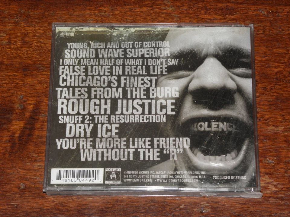 EMMURE - THE RESPECT ISSUE (CD ALBUM 2008) VICTORY RECORDS / VR449 - Image 2 of 2