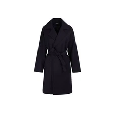 APC Brest Belt Coat Dark Navy 50334864