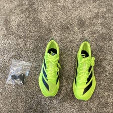 adidas Adizero Running Track Spikes AJG2018 Green/Black Men's Size 8.5 US