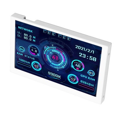 . 5in Computer Temp Monitor IPS USB Mini Screen PC Sensor Panel Display PC CPU U