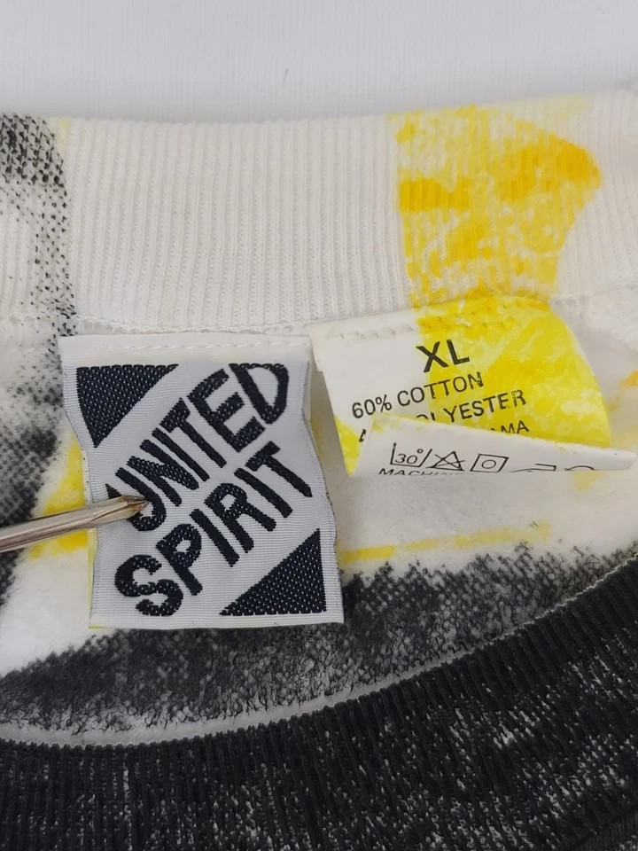 Malcolm X AOP Crewneck Sweatshirt XL Big Face All Over Print Sweater History  - Image 4 of 4