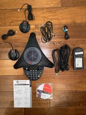 Polycom Sound Station 2 Conference Phone Expandable Mic and Cables