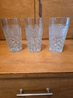 New Listing3) Vintage Anchor Hocking Wexford 10 oz Tumbler Glasses Diamond Pattern 5.5"