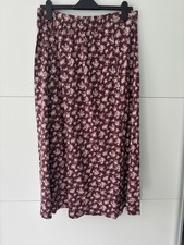 Vintage Berketex Grape Colour Floral Skirt - Ladies - Size 16