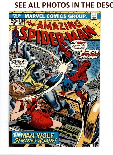 The Amazing Spider-Man #125 OCT 1973 FN+ Marvel Comics (HG)
