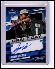 2023 Panini Prestige - Draft Day Signatures #DDS-TW Tyree Wilson