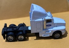 HO Maisto Ford Semi Truck white Some Nicks /Scrapes From Being Played W Wheels 