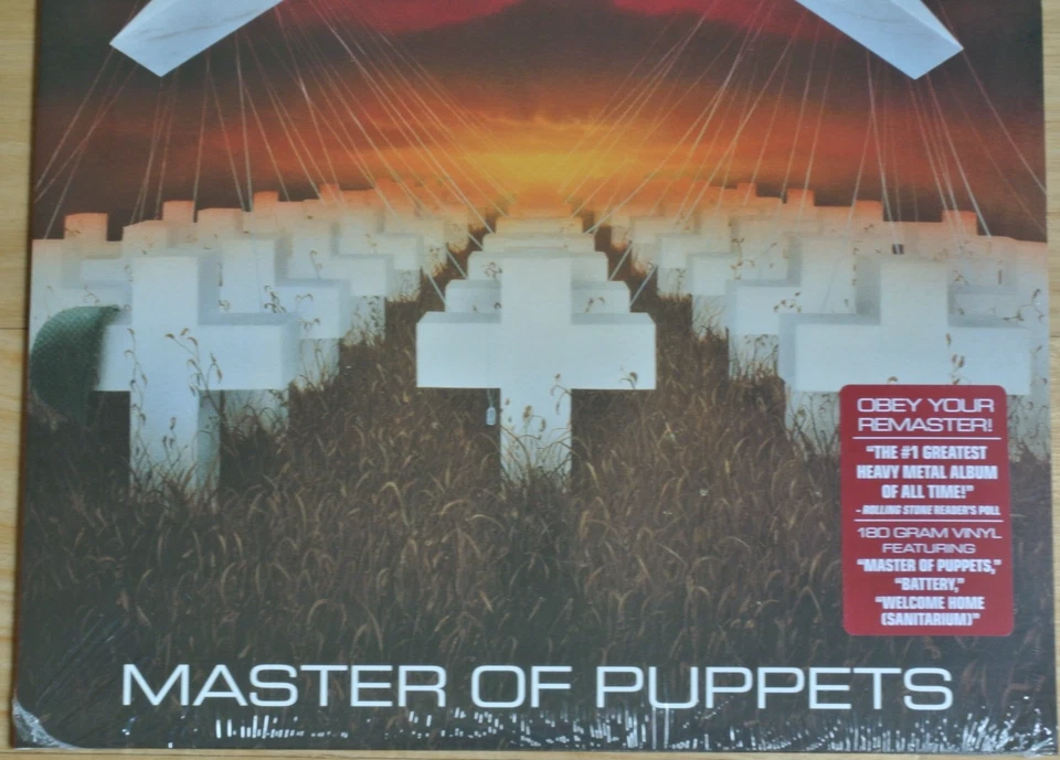 METALLICA  Master Of Puppets LP 180g Vinyl Remaster - image 3 of 3