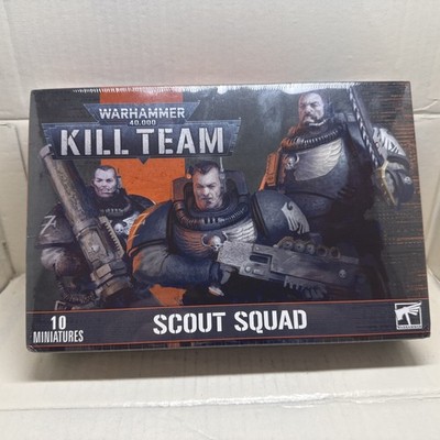 GW Warhammer 40k Space Marines Kill Team Scout Squad 10 Miniatures