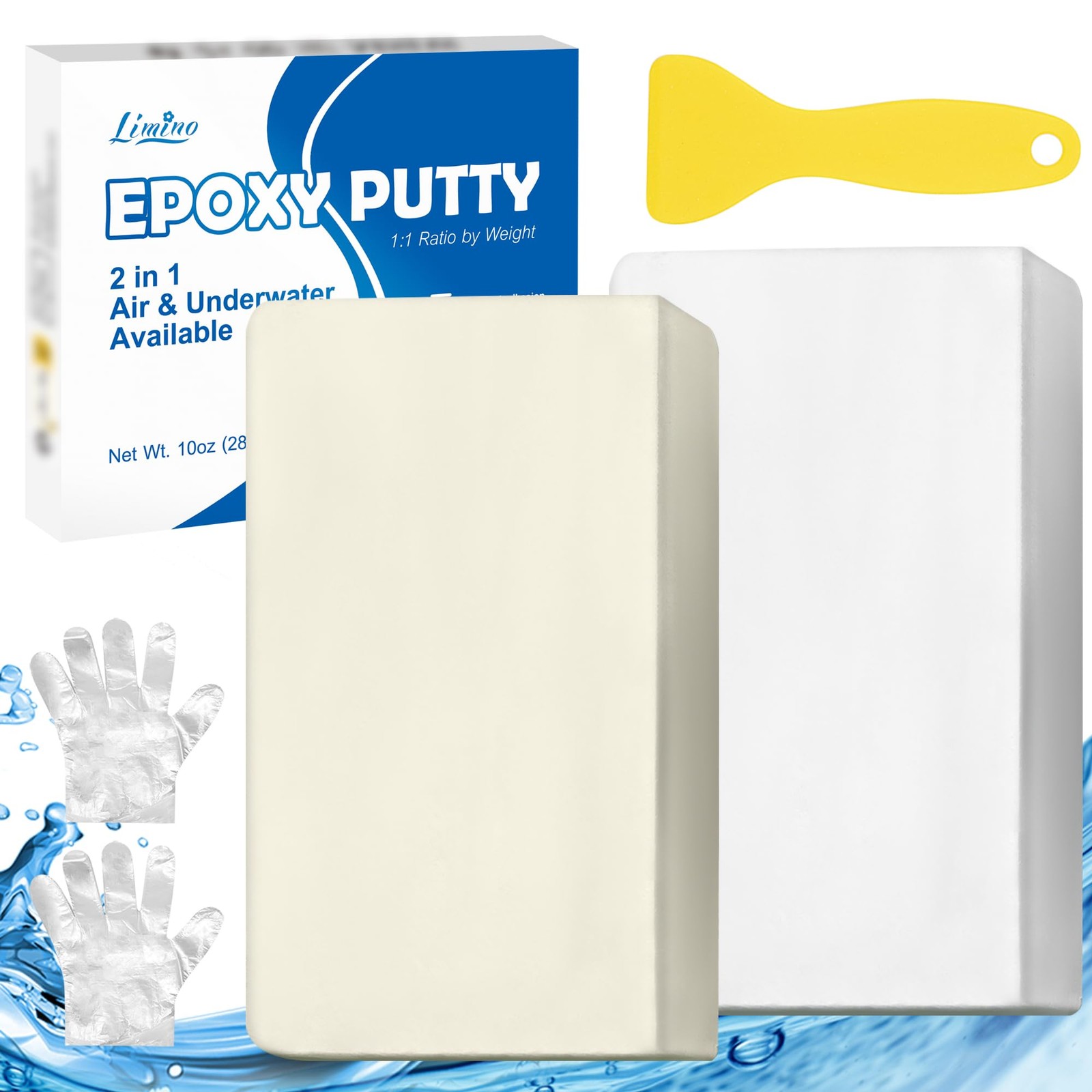 Epoxy Putty - 10oz Fast Repair Multipurpose Clay, Strong Adhesion 280g, White 