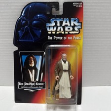 Star Wars 1995 Power of The Force Ben Obi-Wan Kenobi Action Figure Long Saber