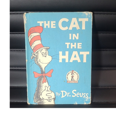 1957 Original Cat in the Hat Hard Cover Illustrated First Book
