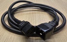 Lot Of 20 Heavy Duty Power Cables 8ft IEC C19 to C20 SJT 12AWG 300V VW-1