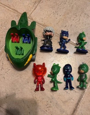 PJ Masks Markenfiguren mit Auto Sammlung TOP 8 Teilig PJ Mask Fahrzeug Fahrzeuge