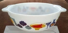 Vtg 1960s James A Jobling JAJ Pyrex England FIESTA Casserole Dish 7"W NO LID