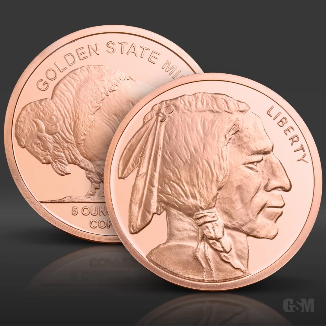 Golden State Mint 5 oz Precious Metal Content per Unit Bullions