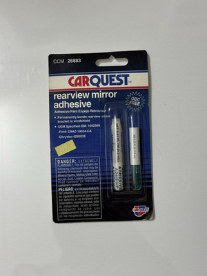 Carquest Rearview Mirror Adhesive Kit CCM26883 Windshield Mirror Button Glue